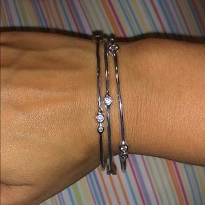 Silver bangles